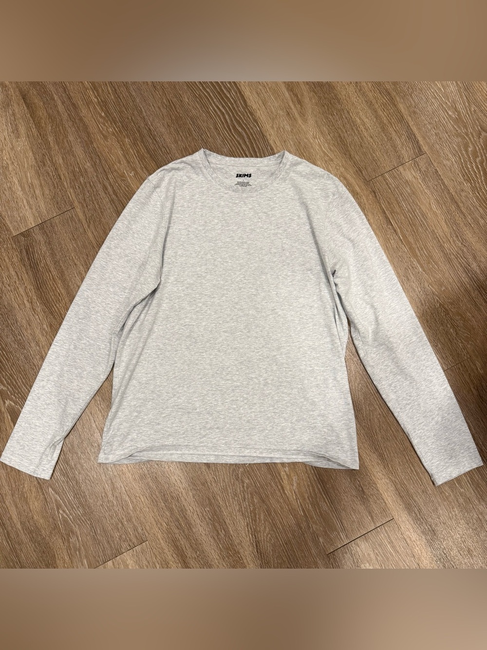 Mens skims long sleeve Heather grey